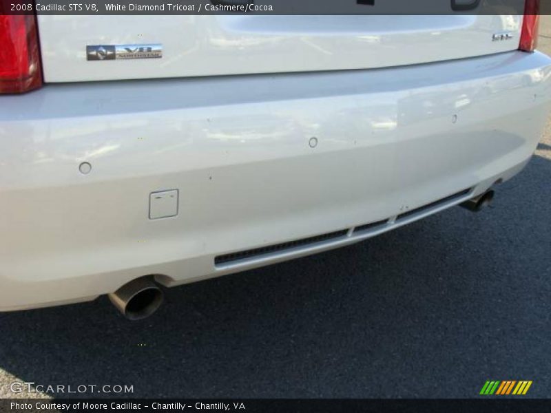 White Diamond Tricoat / Cashmere/Cocoa 2008 Cadillac STS V8