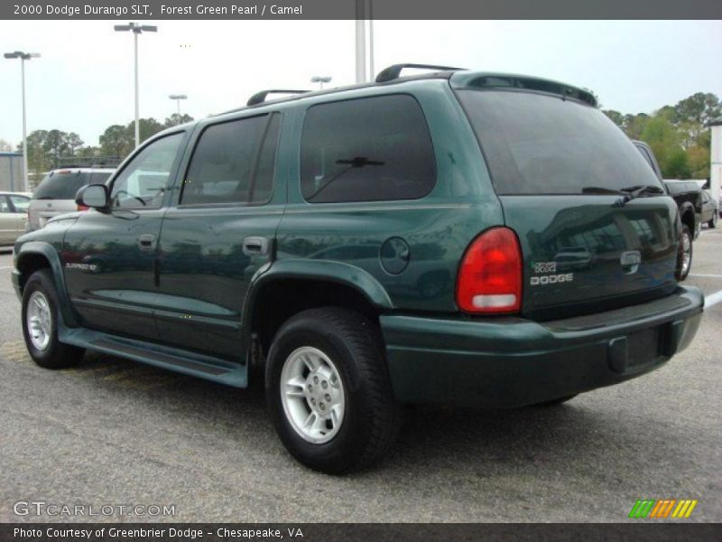 Forest Green Pearl / Camel 2000 Dodge Durango SLT
