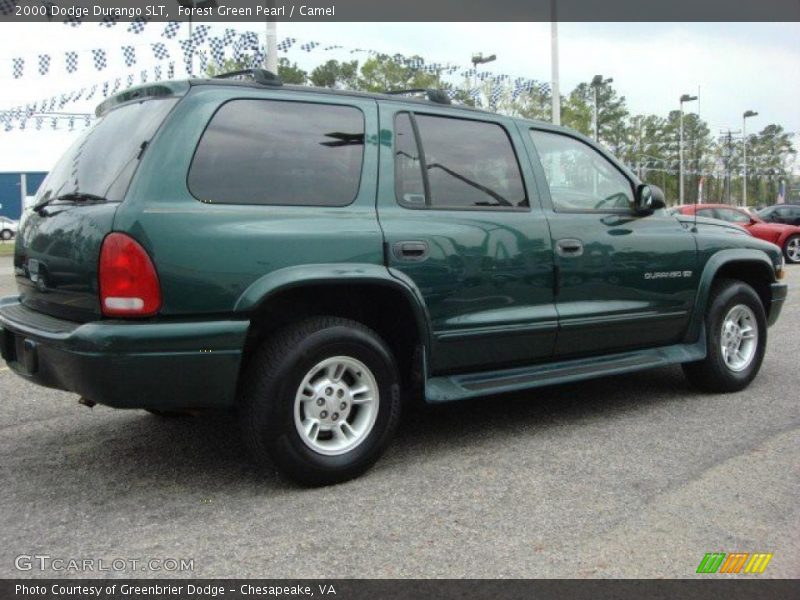 Forest Green Pearl / Camel 2000 Dodge Durango SLT