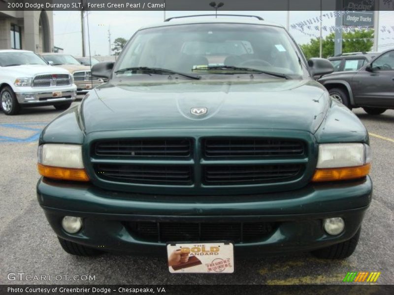 Forest Green Pearl / Camel 2000 Dodge Durango SLT