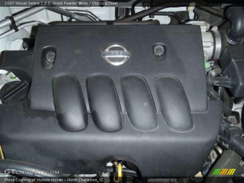 Fresh Powder White / Charcoal/Steel 2007 Nissan Sentra 2.0 S