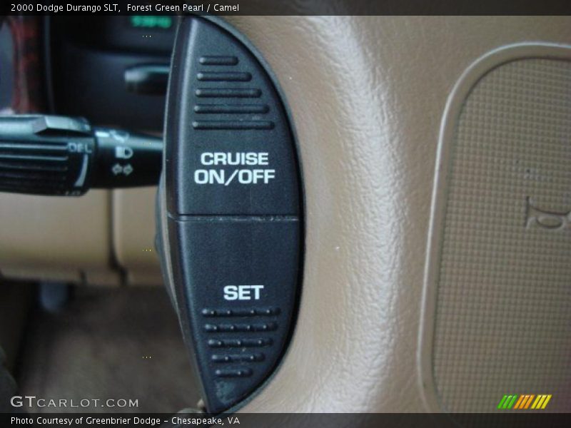 Forest Green Pearl / Camel 2000 Dodge Durango SLT