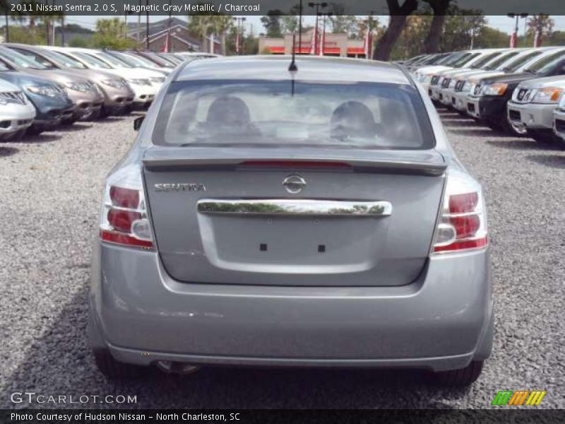 Magnetic Gray Metallic / Charcoal 2011 Nissan Sentra 2.0 S