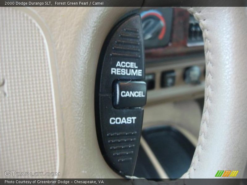 Forest Green Pearl / Camel 2000 Dodge Durango SLT
