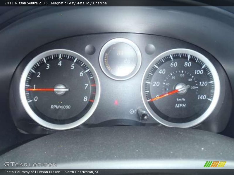 Magnetic Gray Metallic / Charcoal 2011 Nissan Sentra 2.0 S