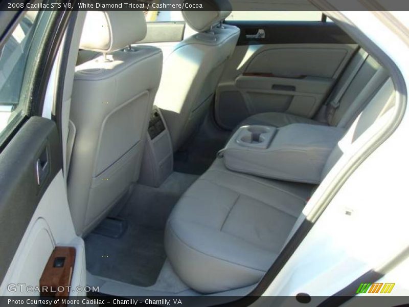 White Diamond Tricoat / Cashmere/Cocoa 2008 Cadillac STS V8