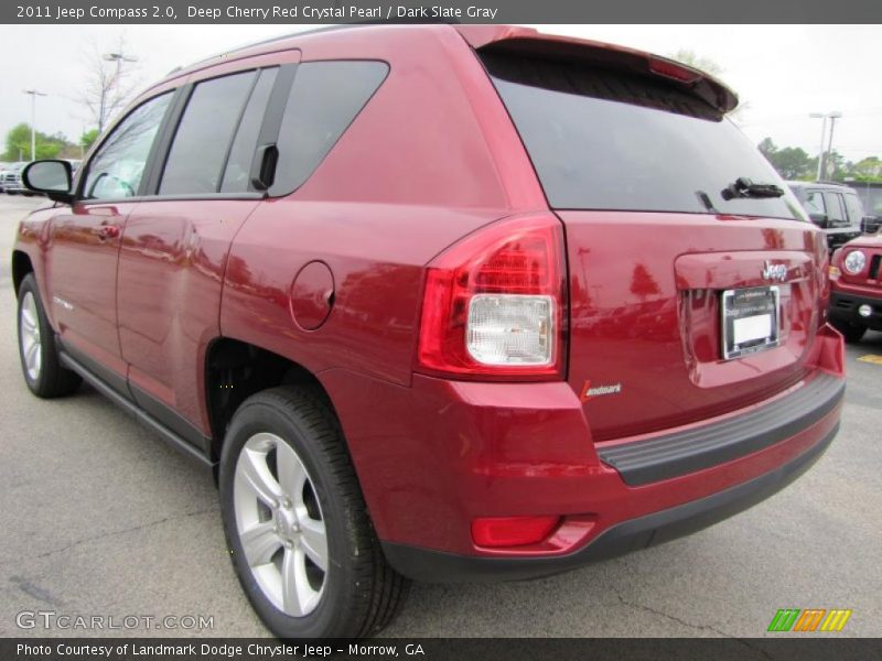 Deep Cherry Red Crystal Pearl / Dark Slate Gray 2011 Jeep Compass 2.0