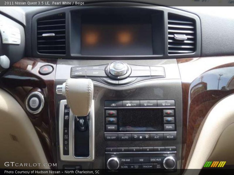 Controls of 2011 Quest 3.5 LE
