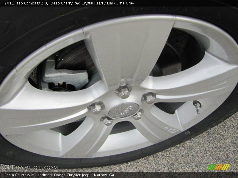 Deep Cherry Red Crystal Pearl / Dark Slate Gray 2011 Jeep Compass 2.0