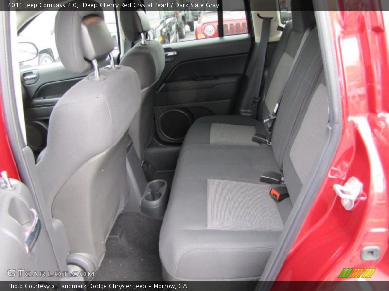 Deep Cherry Red Crystal Pearl / Dark Slate Gray 2011 Jeep Compass 2.0