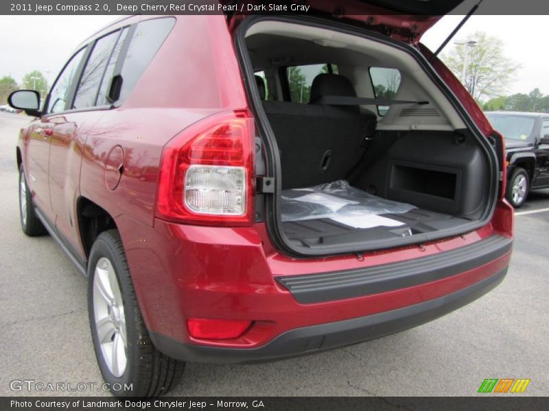 Deep Cherry Red Crystal Pearl / Dark Slate Gray 2011 Jeep Compass 2.0