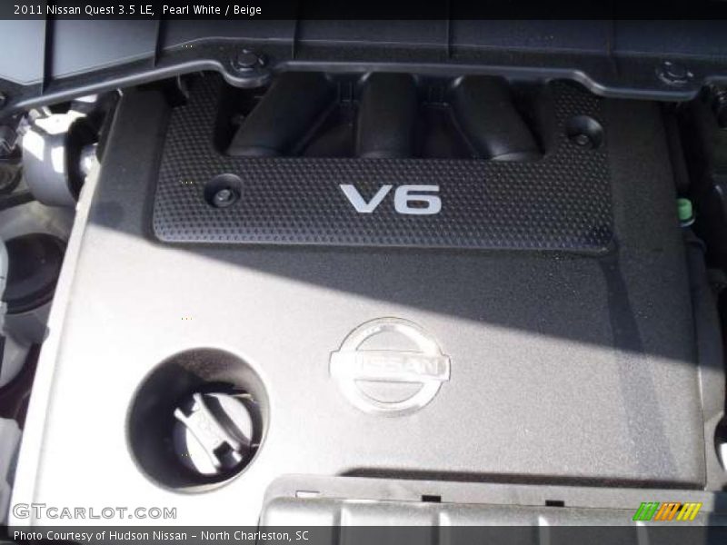  2011 Quest 3.5 LE Engine - 3.5 Liter DOHC 24-Valve CVTCS V6