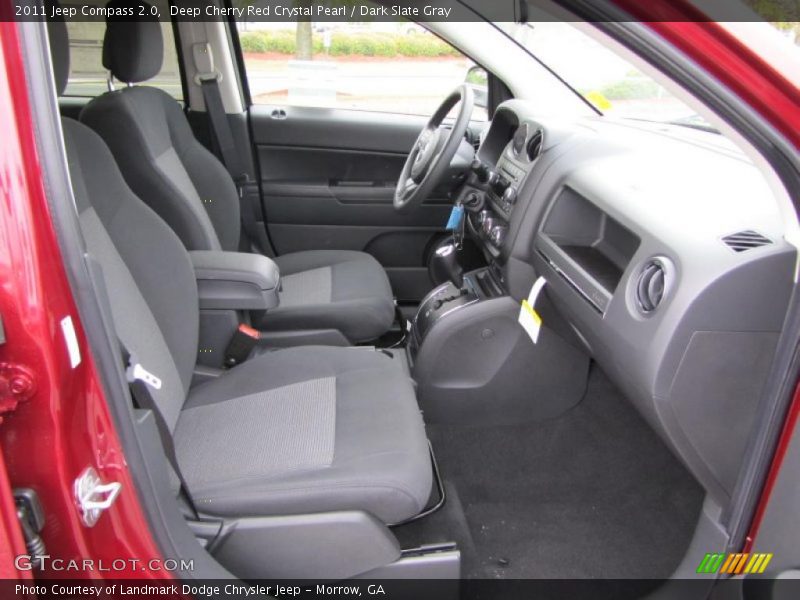 Deep Cherry Red Crystal Pearl / Dark Slate Gray 2011 Jeep Compass 2.0
