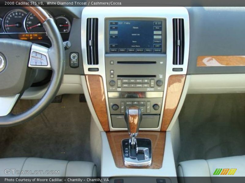 White Diamond Tricoat / Cashmere/Cocoa 2008 Cadillac STS V8