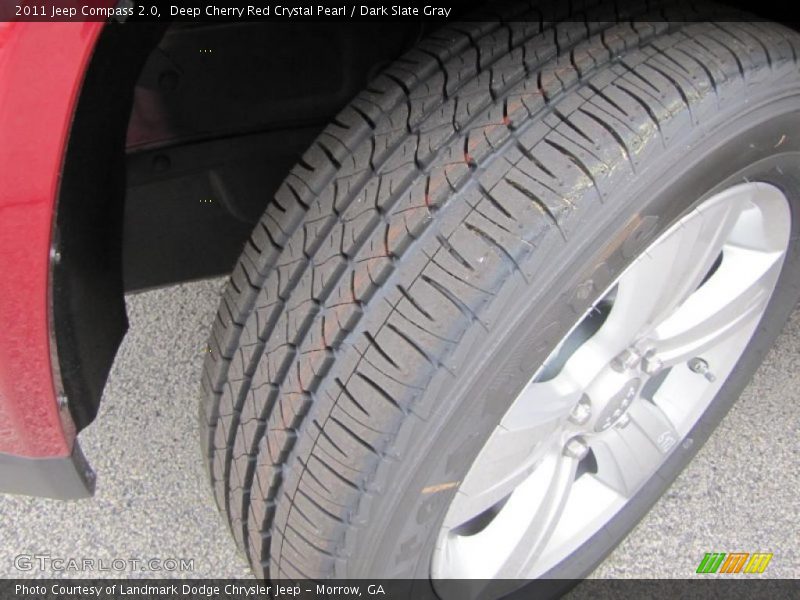 Deep Cherry Red Crystal Pearl / Dark Slate Gray 2011 Jeep Compass 2.0