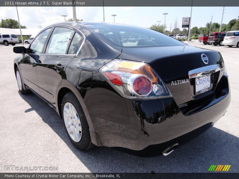 Super Black / Frost 2011 Nissan Altima 2.5 S
