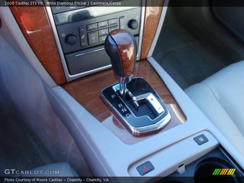 White Diamond Tricoat / Cashmere/Cocoa 2008 Cadillac STS V8