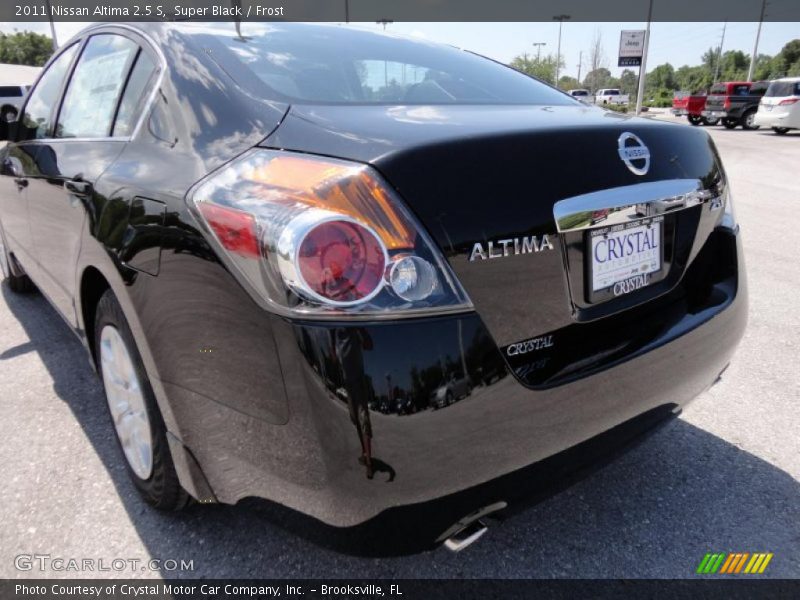 Super Black / Frost 2011 Nissan Altima 2.5 S
