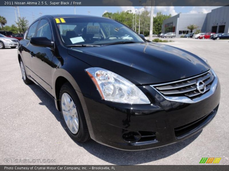 Super Black / Frost 2011 Nissan Altima 2.5 S