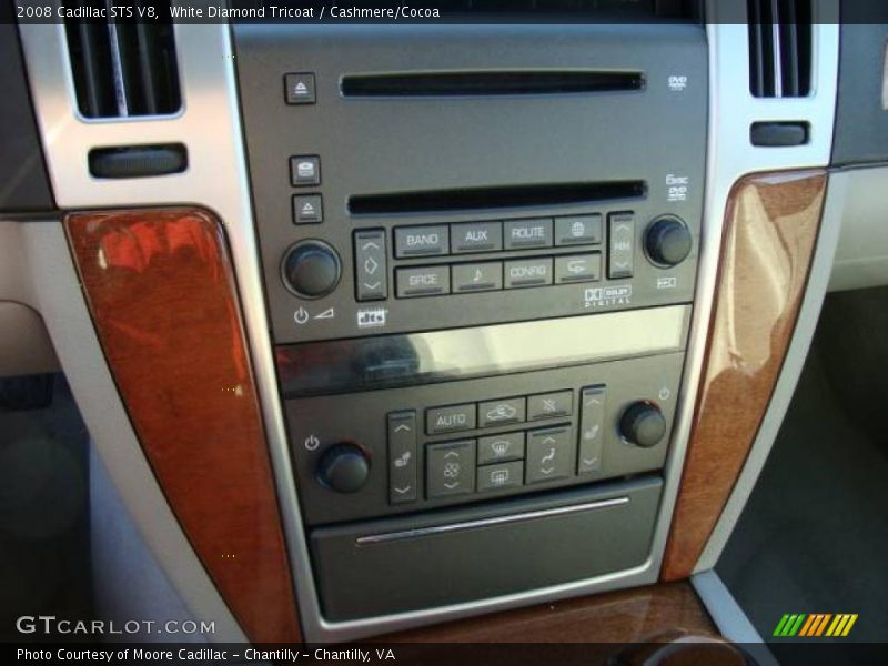 White Diamond Tricoat / Cashmere/Cocoa 2008 Cadillac STS V8