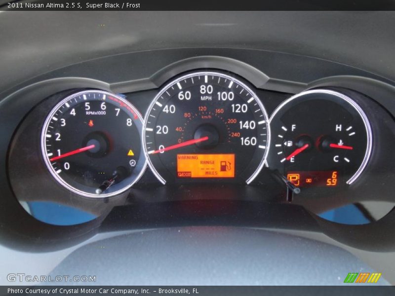 Super Black / Frost 2011 Nissan Altima 2.5 S