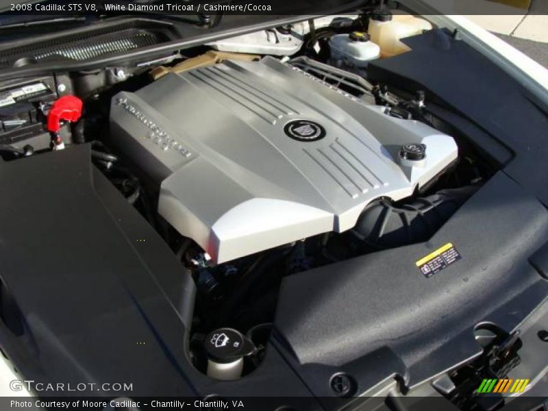 White Diamond Tricoat / Cashmere/Cocoa 2008 Cadillac STS V8