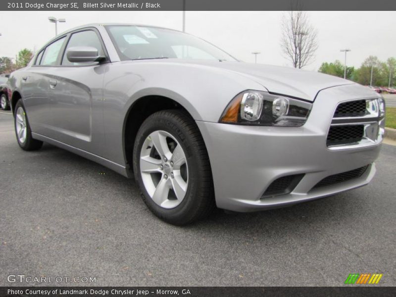 Billett Silver Metallic / Black 2011 Dodge Charger SE