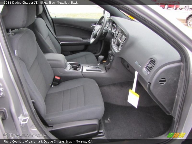 Billett Silver Metallic / Black 2011 Dodge Charger SE