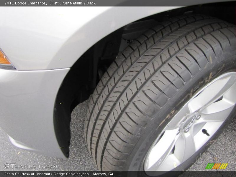 Billett Silver Metallic / Black 2011 Dodge Charger SE