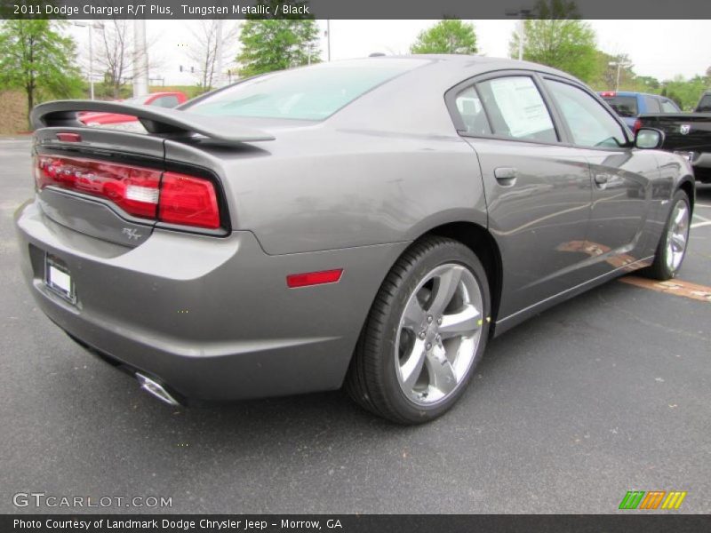 Tungsten Metallic / Black 2011 Dodge Charger R/T Plus
