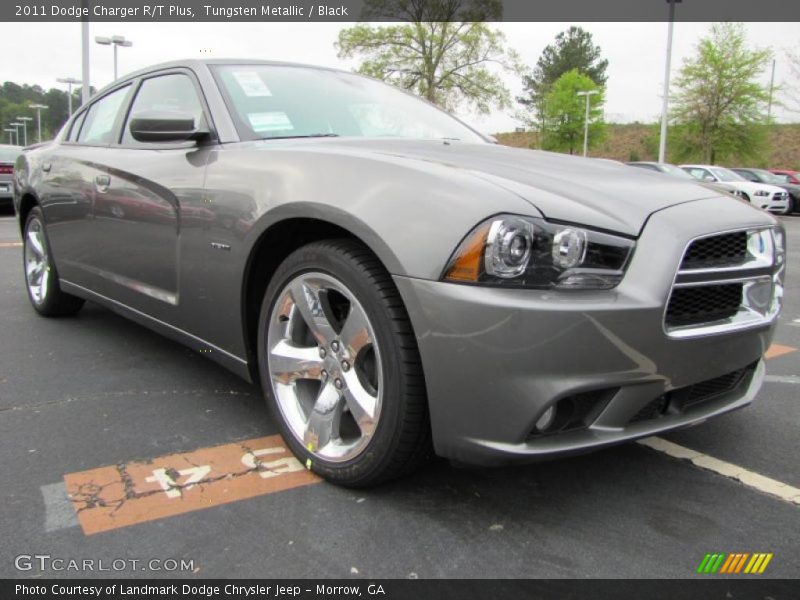 Tungsten Metallic / Black 2011 Dodge Charger R/T Plus