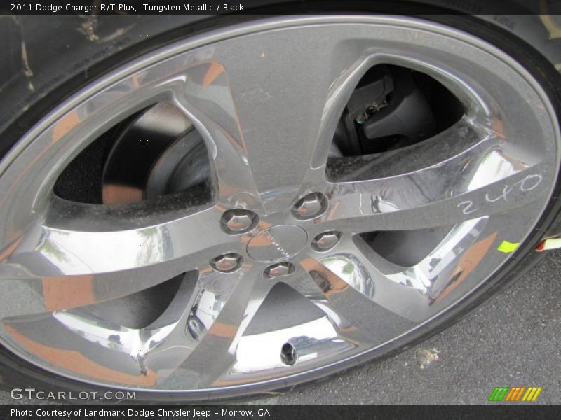 Tungsten Metallic / Black 2011 Dodge Charger R/T Plus