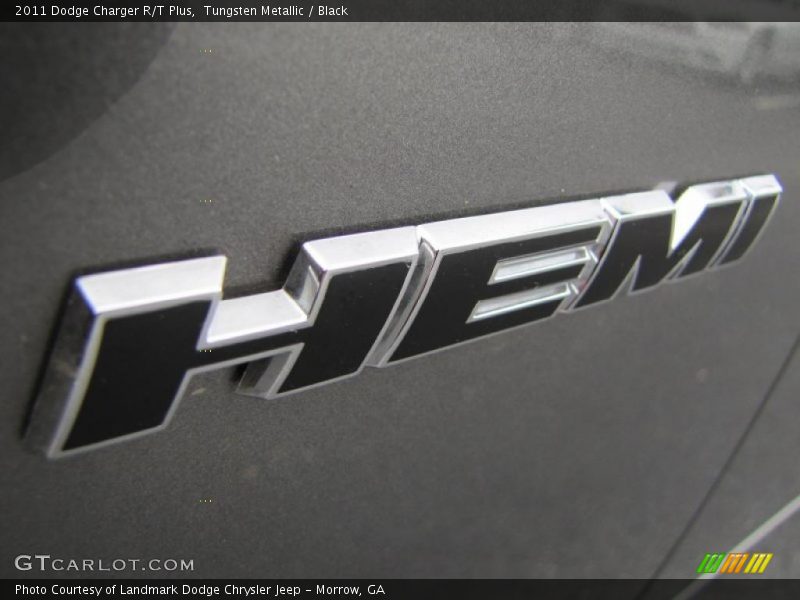Tungsten Metallic / Black 2011 Dodge Charger R/T Plus