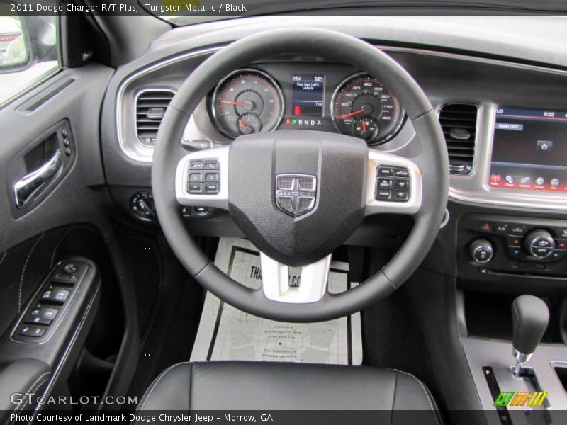Tungsten Metallic / Black 2011 Dodge Charger R/T Plus