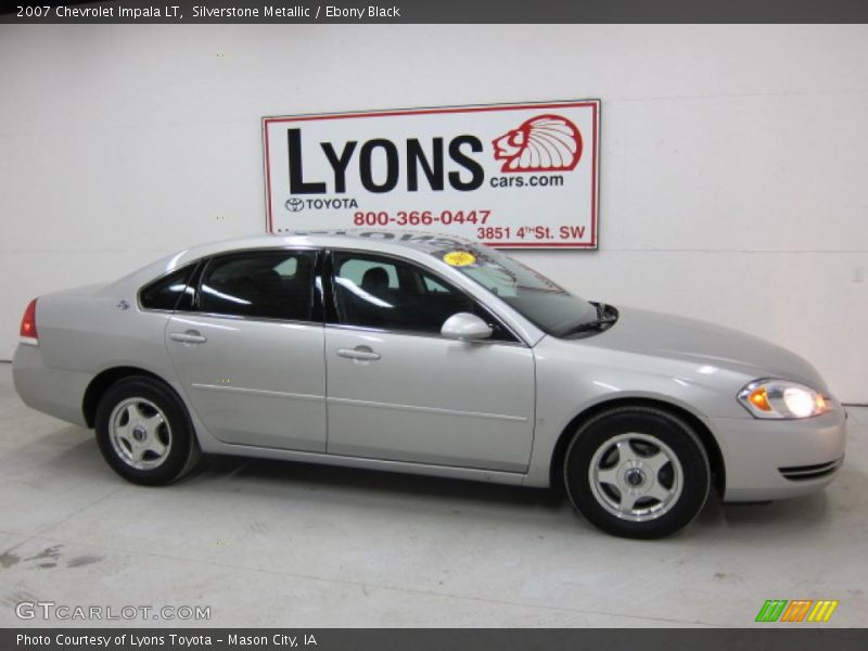 Silverstone Metallic / Ebony Black 2007 Chevrolet Impala LT