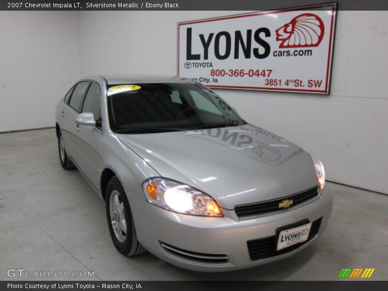 Silverstone Metallic / Ebony Black 2007 Chevrolet Impala LT