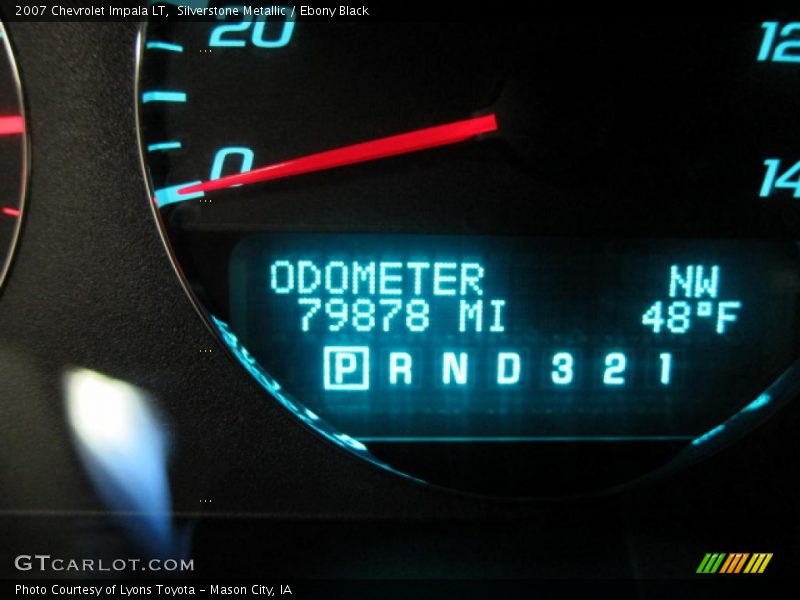 Silverstone Metallic / Ebony Black 2007 Chevrolet Impala LT