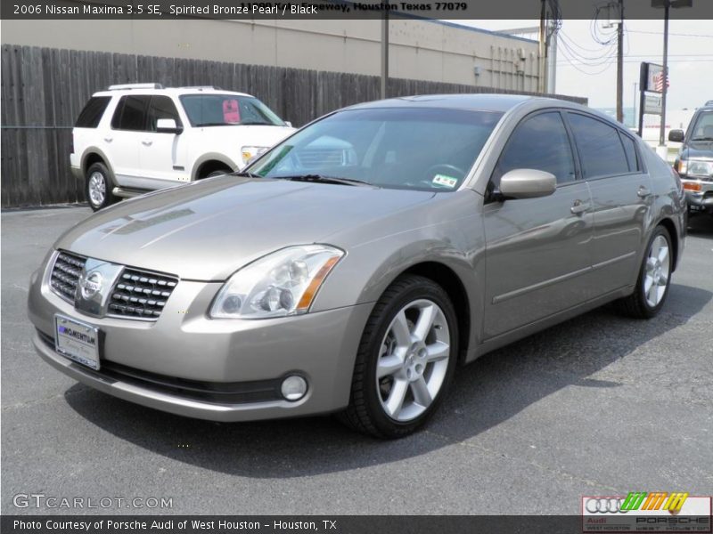 Spirited Bronze Pearl / Black 2006 Nissan Maxima 3.5 SE