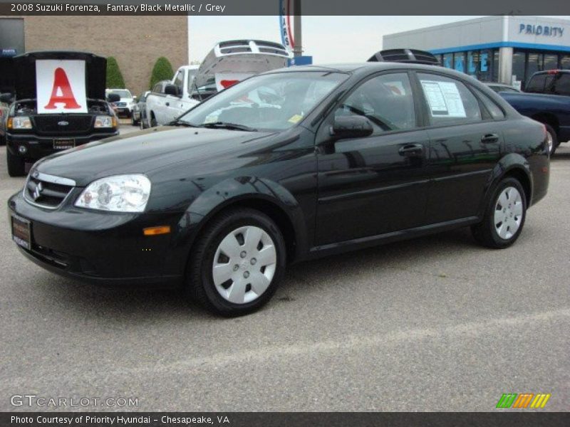 Fantasy Black Metallic / Grey 2008 Suzuki Forenza