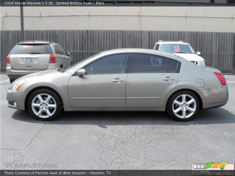 Spirited Bronze Pearl / Black 2006 Nissan Maxima 3.5 SE