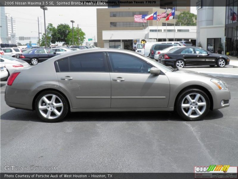 Spirited Bronze Pearl / Black 2006 Nissan Maxima 3.5 SE