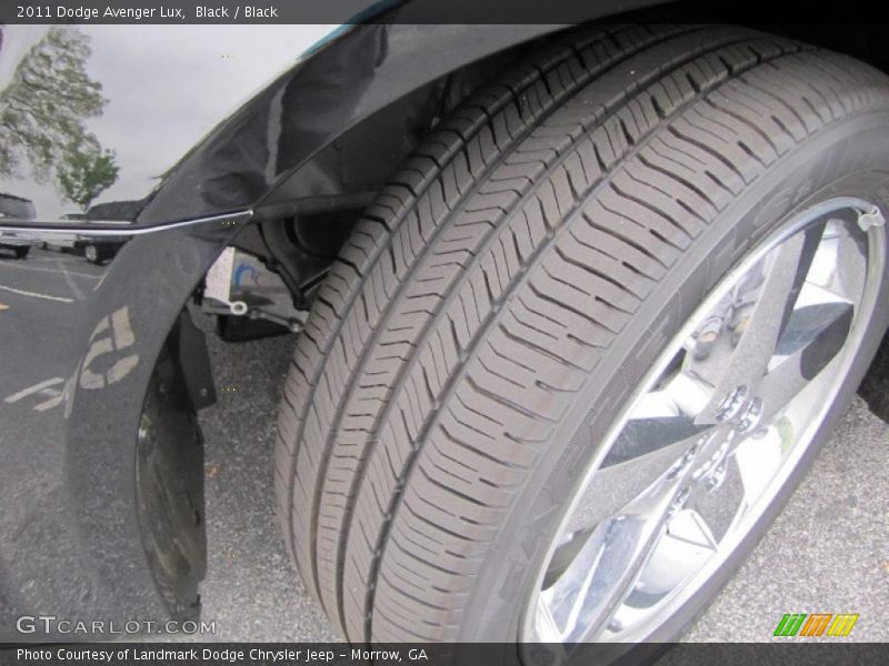 Black / Black 2011 Dodge Avenger Lux