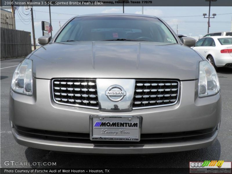 Spirited Bronze Pearl / Black 2006 Nissan Maxima 3.5 SE