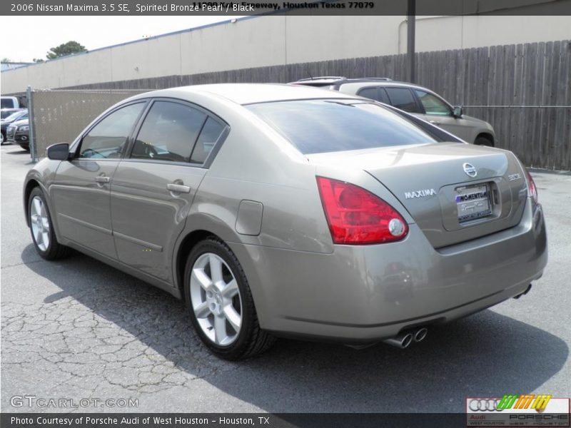 Spirited Bronze Pearl / Black 2006 Nissan Maxima 3.5 SE