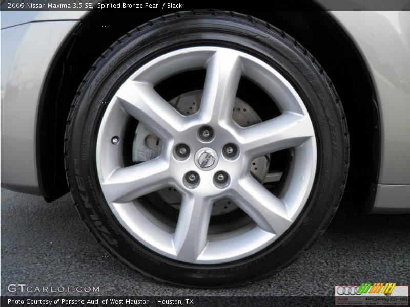 Spirited Bronze Pearl / Black 2006 Nissan Maxima 3.5 SE