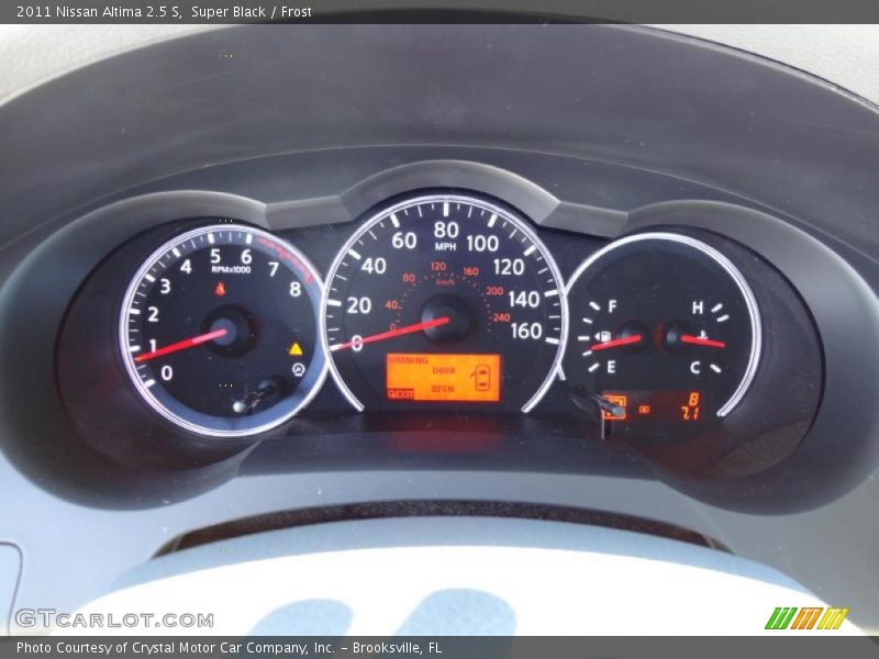 Super Black / Frost 2011 Nissan Altima 2.5 S