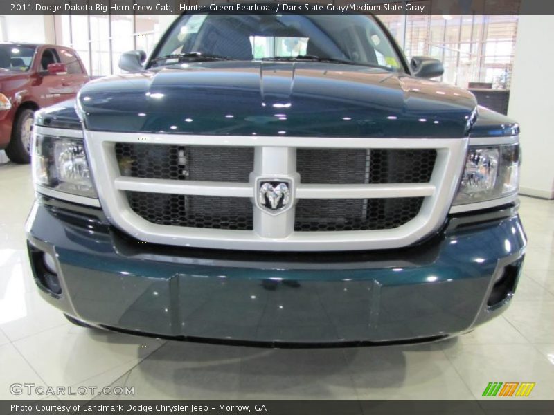 Hunter Green Pearlcoat / Dark Slate Gray/Medium Slate Gray 2011 Dodge Dakota Big Horn Crew Cab