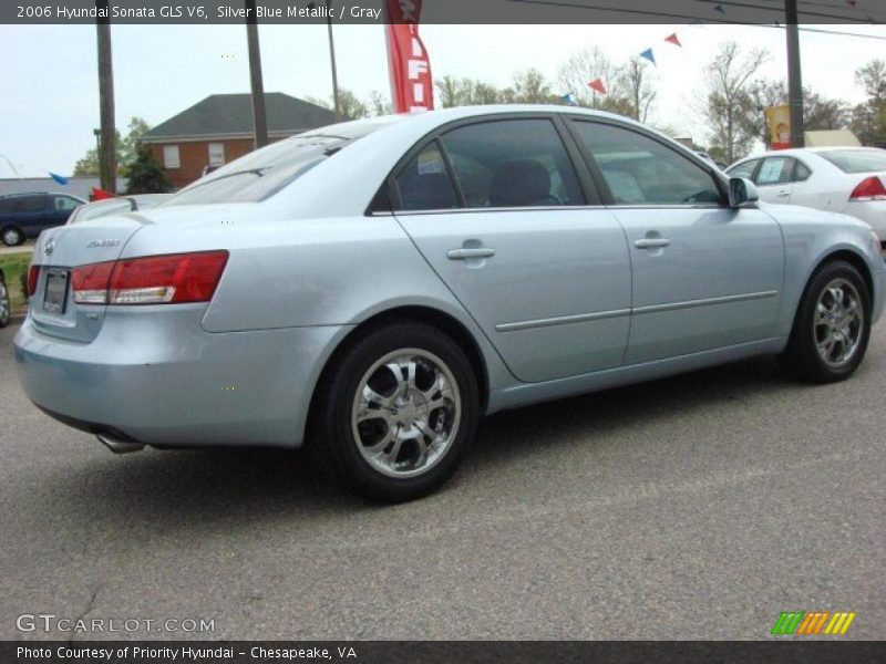 Silver Blue Metallic / Gray 2006 Hyundai Sonata GLS V6