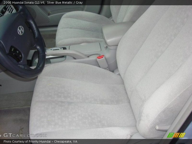 Silver Blue Metallic / Gray 2006 Hyundai Sonata GLS V6
