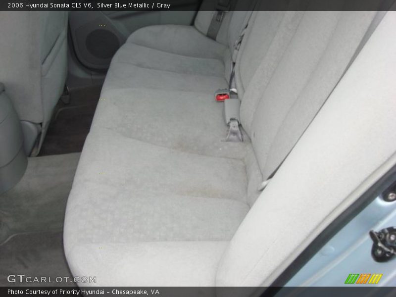 Silver Blue Metallic / Gray 2006 Hyundai Sonata GLS V6